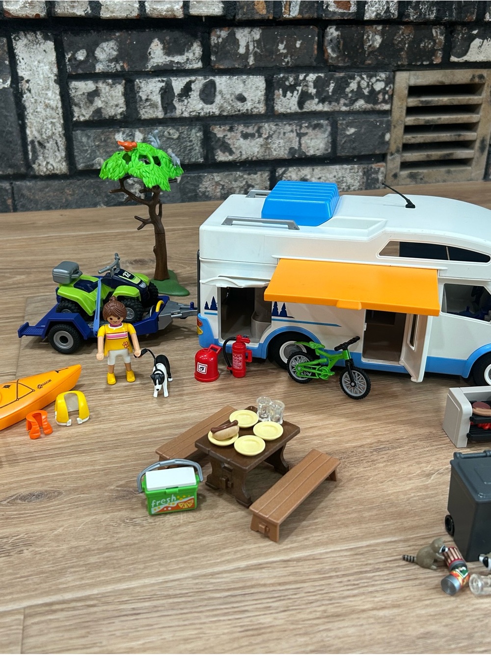 Playmobil Kids Camper Van Adventure Playset with Accessories
